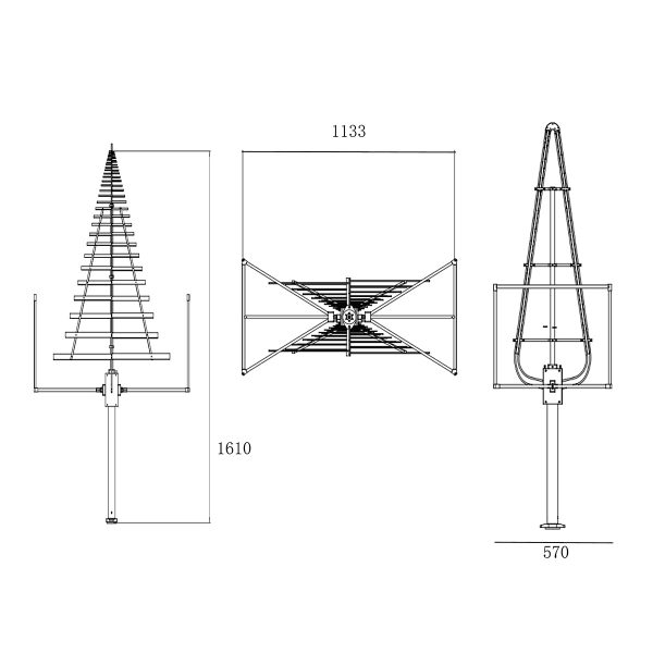 High-Performance Log - Periodic Antenna OVLP-00330 - Image 2