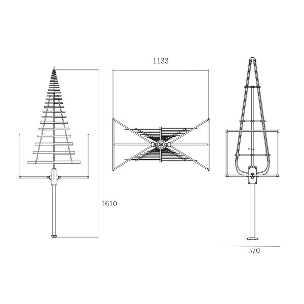 High-Performance Log - Periodic Antenna OVLP-00360 - Image 2
