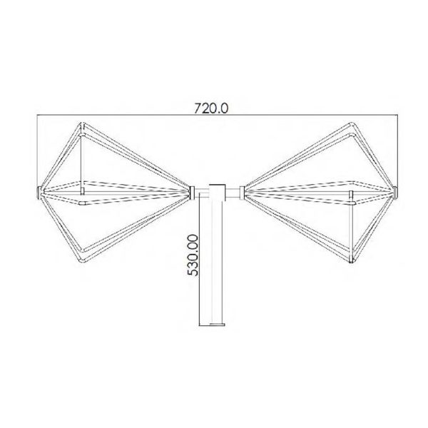 Biconical Antenna OBC-066-10W-4 - Image 3