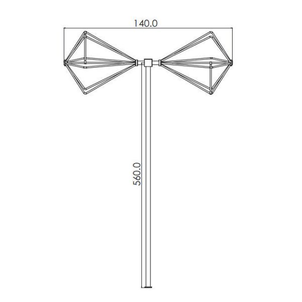 Biconical Antenna OBC-530-20W-1 - Image 2