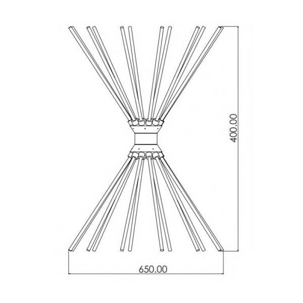 Biconical Antenna OBC-230-200W - Image 2