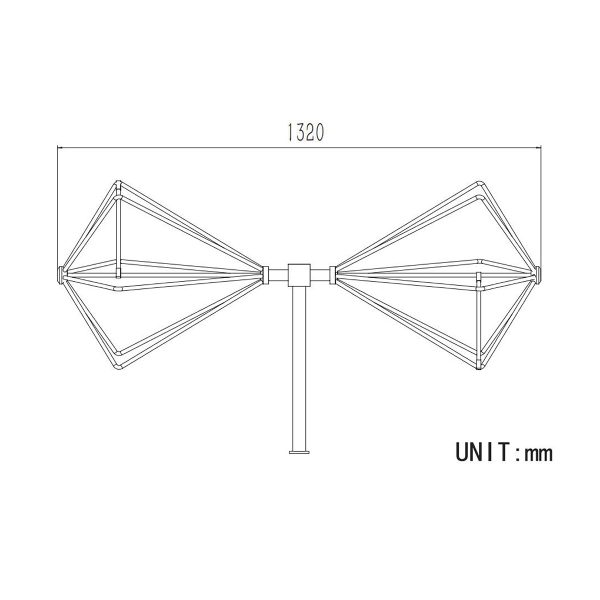 Biconical Antenna OBC-033-10W-1 - Image 2