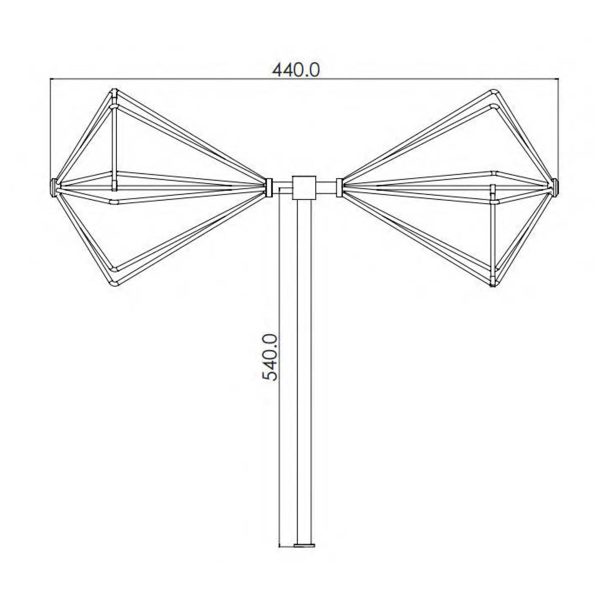 Biconical Antenna OBC-150M1000M-5W-1 - Image 3