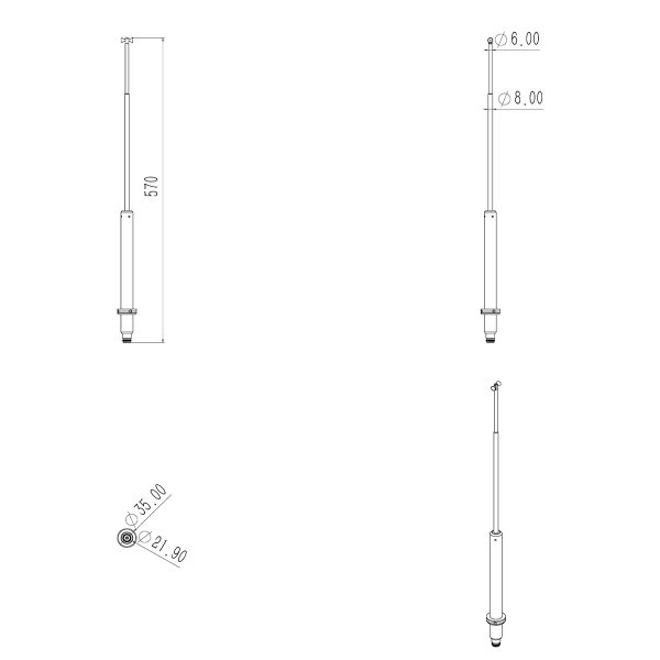 Biconical Antenna OBC-20180-50W - Image 2