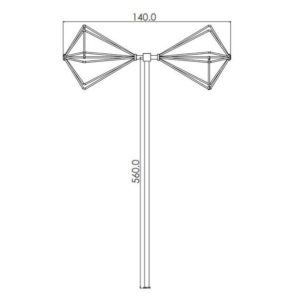Biconical Antenna OBC-0830-20W-1 - Image 2