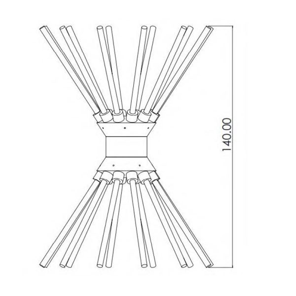 Biconical Antenna OBC-330M1100M-200W - Image 3