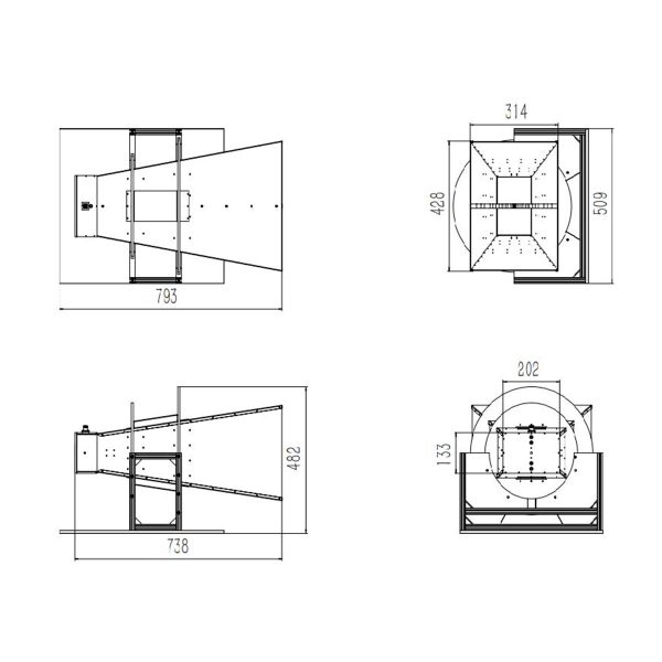 Ultra Wide-Band Dual Ridged Horn Antenna 0.4-6GHz - Image 2