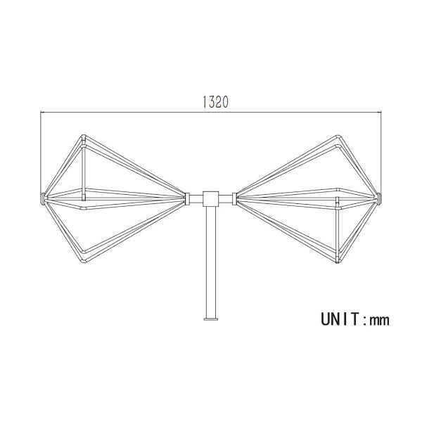 Biconical Antenna OBC-033-100W-4 - Image 2