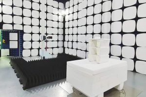 emc testing setup in laboratory